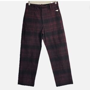 AG Adriano Goldschmied Woman The ELVIE Corduroy High Rise Crop Trousers Size: 28